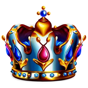 Silver Prince Crown Illustration Png Jqd PNG Image