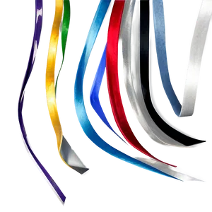 Silver Ribbon Streamer Png Sqj PNG Image