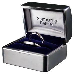 Silver Ring Box Png Jyw PNG Image