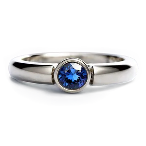 Silver Ring With Birthstone Png Ypn PNG Image