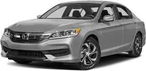 Silver Sedan Vehicle Profile PNG Image