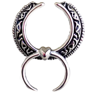 Silver Septum Piercing Png 06122024 PNG Image