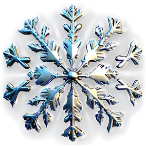 Silver Snowflake Design Png 36 PNG Image