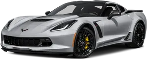 Silver Sports Car H D PNG Image