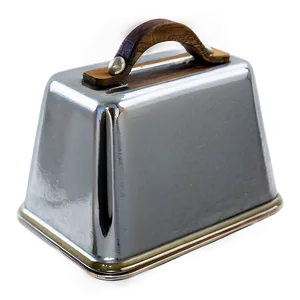 Silver-toned Cowbell Png 06132024 PNG Image