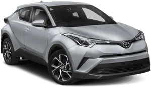 Silver Toyota Crossover S U V PNG Image