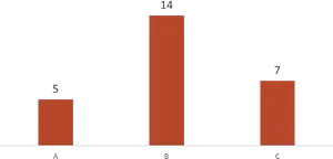 Simple Bar Chart Data Visualization PNG Image