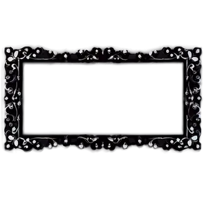 Simple Black Frame Border Png 05252024 PNG Image