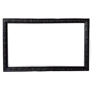 Simple Black Frame Border Png Pgr PNG Image