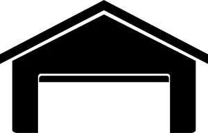 Simple Black House Outline PNG Image