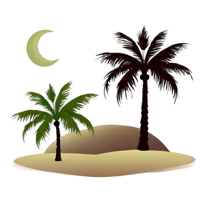 Simple Black Palm Tree Silhouette Png Utr79 PNG Image