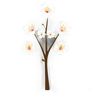 Simple Blossom Art Png 06202024 PNG Image