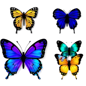 Simple Butterfly Emoji Png Rnr PNG Image