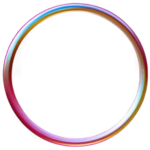 Simple Circle Frame Png Saj PNG Image