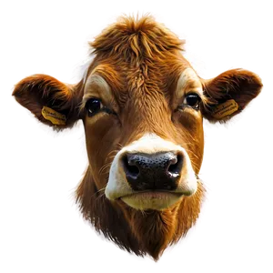 Simple Cow Face Outline Png Kqf65 PNG Image