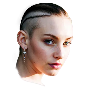 Simple Ear Piercing Aesthetic Png Wej92 PNG Image