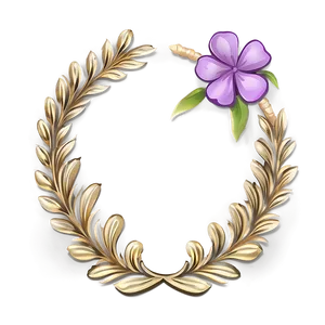 Simple Floral Emblem Png Mir81 PNG Image