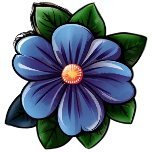 Simple Flower Illustration Png 57 PNG Image