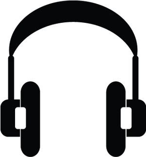 Simple Headphones Icon PNG Image