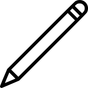 Simple Pencil Clipart Graphic PNG Image