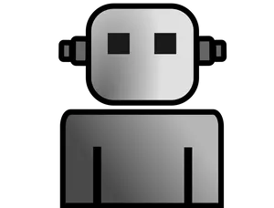 Simple Robot Icon PNG Image