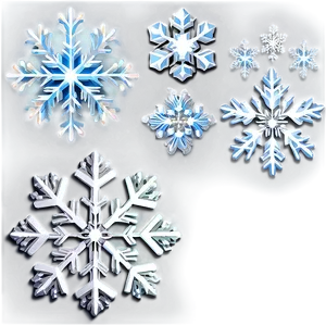 Simple Snowflake C PNG Image