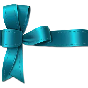 Simple Teal Ribbon Logo Png 33 PNG Image