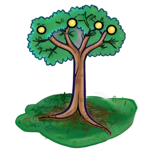 Simple Tree Drawing Png Ast93 PNG Image