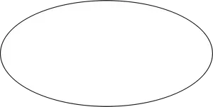 Simple White Oval Shape PNG Image