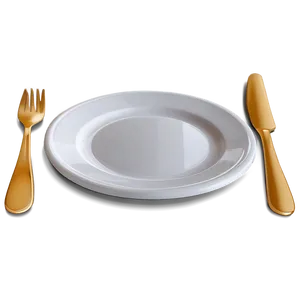 Simple White Plate Png Qlk81 PNG Image