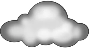 Simplified Cloud Graphic PNG Image