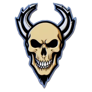 Simplified Skull Emblem Png Glm31 PNG Image