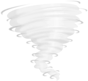 Simplified Tornado Illustration PNG Image