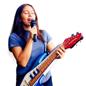Singing On Stage PNG 06202024 PNG