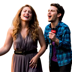Singing On Stage PNG 06202024 PNG
