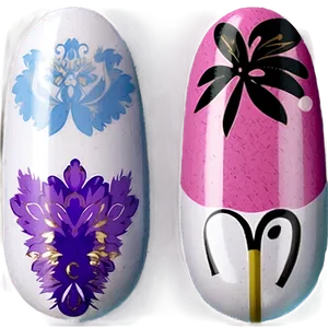 Single Acrylic Nail Art Png 73 PNG Image