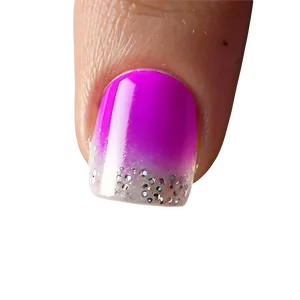 Single Acrylic Nail B PNG Image