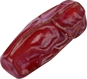 Single Dry Date Fruit PNG Image