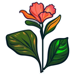 Single Flower Outline Png Pcn PNG Image