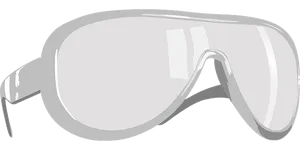 Single Lens Sunglasses Vector PNG Image