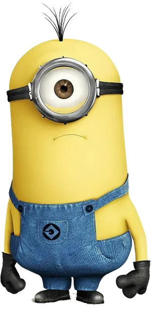 Single Minion Standing Clipart PNG Image