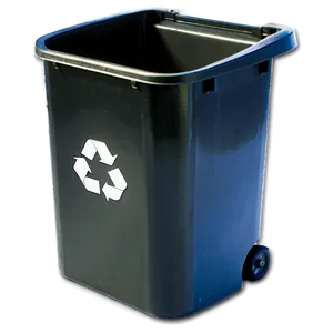 Single Recycling Bin Png Knv48 PNG Image