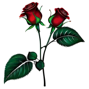 Single Rose Clipart Png Fpp53 PNG Image