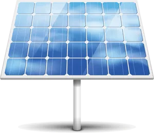 Single Solar Panel Illustration PNG Image