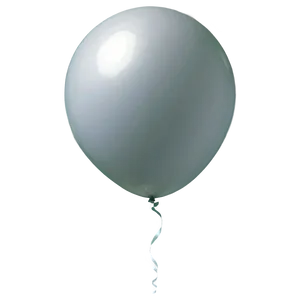 Single White Balloon Png Und48 PNG Image