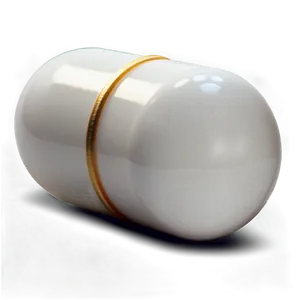 Single White Capsule Png 18 PNG Image