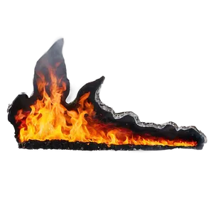 Sizzling Fire Border Png Woa PNG Image