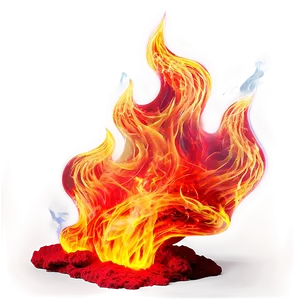 Sizzling Red Flames Png 06282024 PNG Image