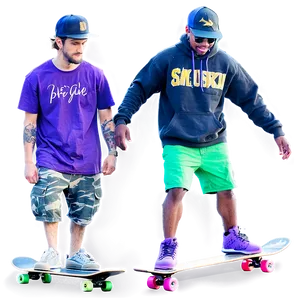 Skateboarding Crew PNG Spq PNG