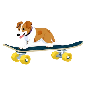Skateboarding Dog Png 06242024 PNG Image